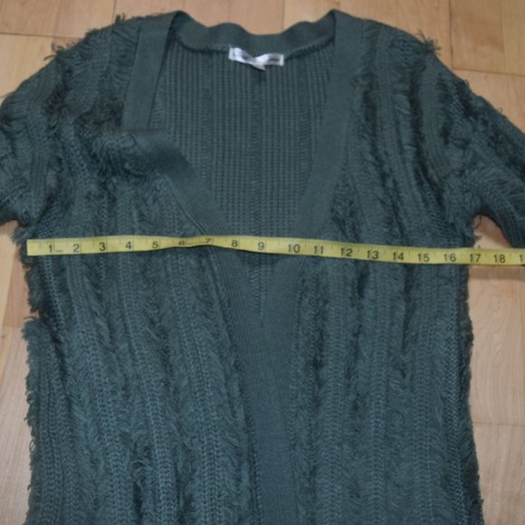 CLOSET SPACE Women's Sz XS Light Sage Soft Sweater Cardigan - LIKE NEW - Picture 6 of 6